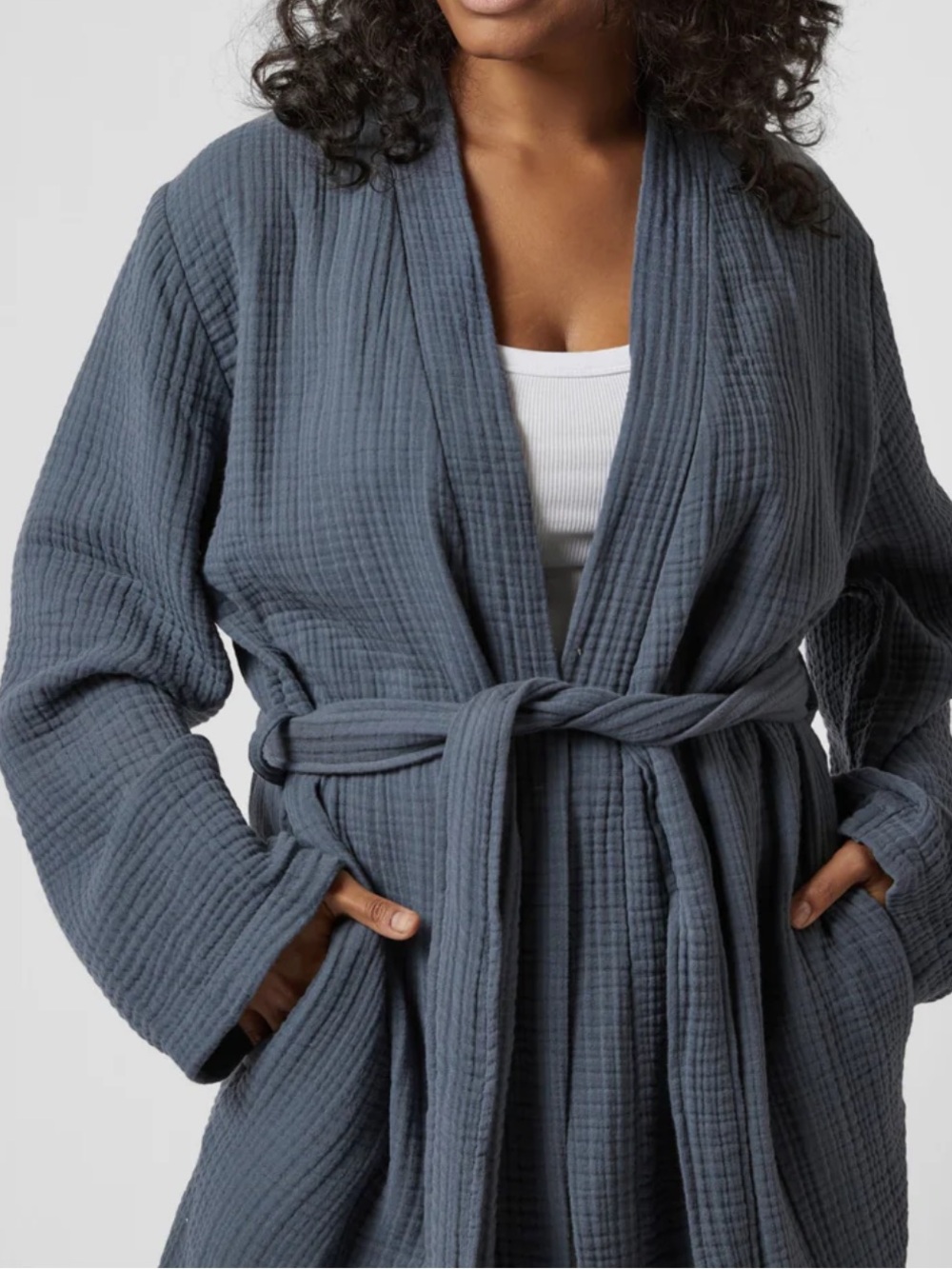 Parachute Unisex Cloud 100% Gauze Cotton Robe XL